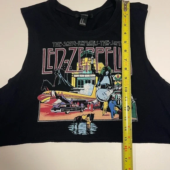 Led Zeppelin Crop Top - Picture 4 of 6